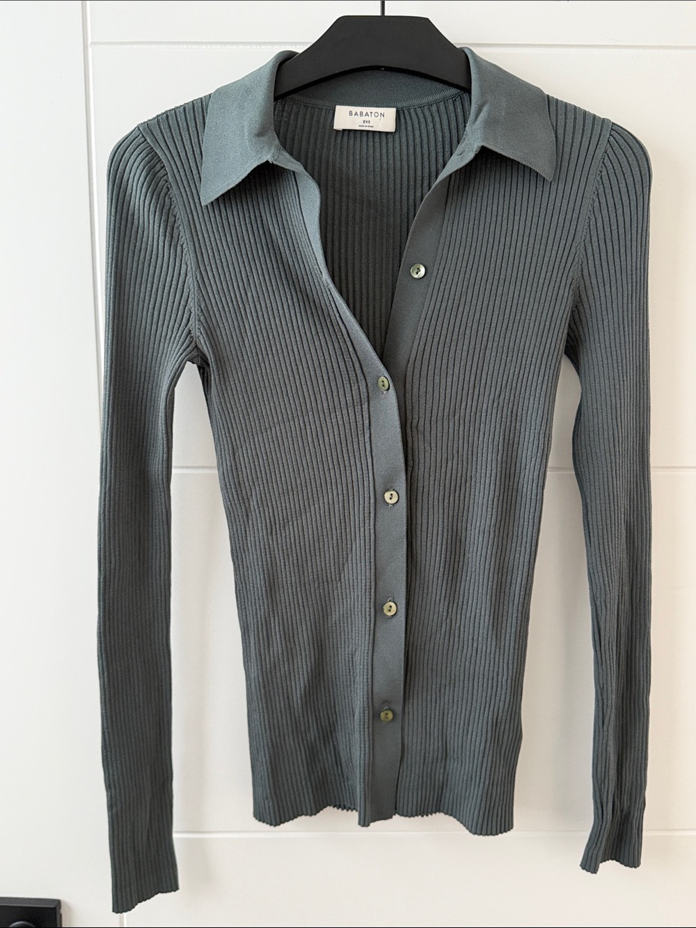Babaton Ribbed Button Up - Picture 3 of 5